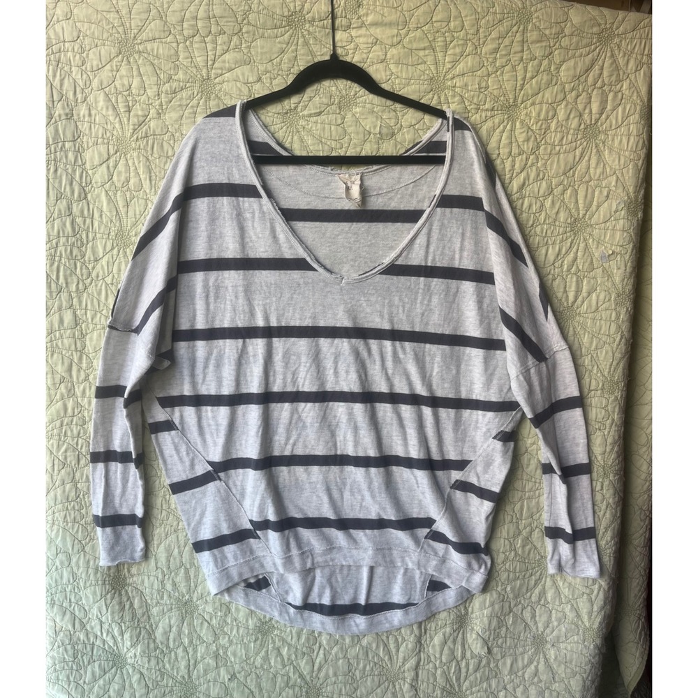 We The Free Striped Casual Preppy Shirt